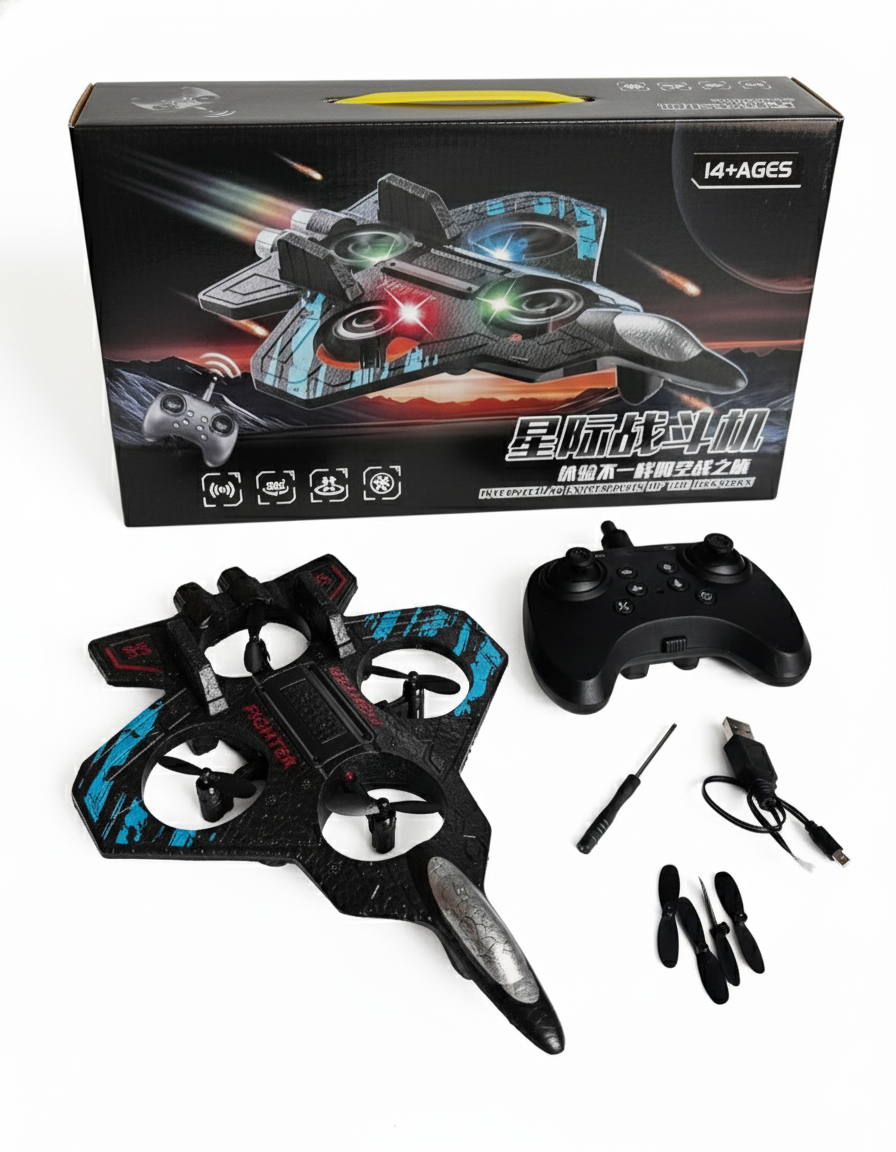 Fighter RC Jet Drone High Performance Quadcopter Fun